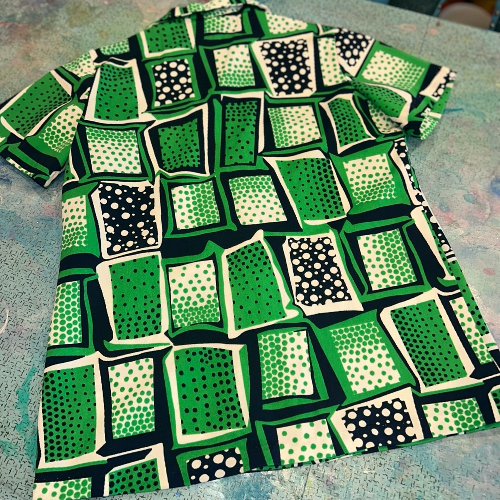 70s Funky Button Down - image 2